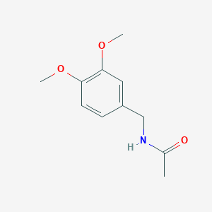 Acetamide, N-[(3,4-dimethoxyphenyl)methyl]- 
