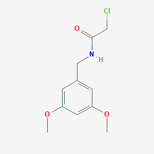  Acetamide, 2-chloro-N-[(3,5-dimethoxyphenyl)methyl]- 