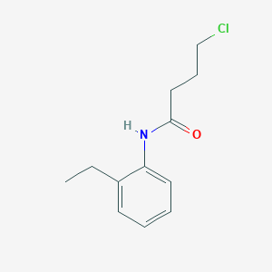 Butanamide, 4-chloro-N-(2-ethylphenyl)- Butanamide, 4-chloro-N-(2-ethylphenyl)-