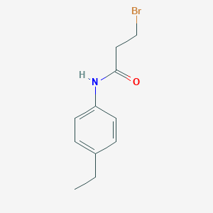 3-bromo-N-(4-ethylphenyl)propanamide 3-bromo-N-(4-ethylphenyl)propanamide