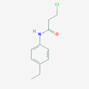 3-Chloro-N-(4-ethylphenyl)propanamide 3-Chloro-N-(4-ethylphenyl)propanamide