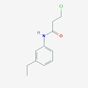 3-Chloro-N-(3-ethylphenyl)propanamide 3-Chloro-N-(3-ethylphenyl)propanamide