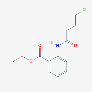 Benzoic acid, 2-[(4-chloro-1-oxobutyl)amino]-, ethyl ester 