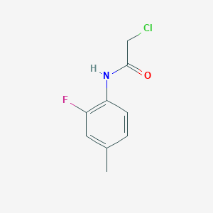 2-chloro-N-(2-fluoro-4-methylphenyl)acetamide 2-chloro-N-(2-fluoro-4-methylphenyl)acetamide