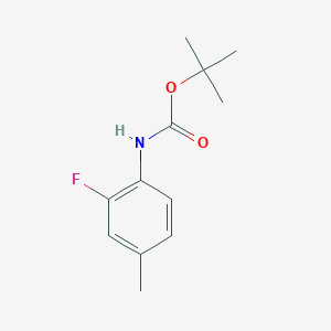 Carbamic acid, (2-fluoro-4-methylphenyl)-, 1,1-dimethylethyl ester Carbamic acid, (2-fluoro-4-methylphenyl)-, 1,1-dimethylethyl ester