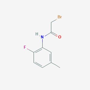 2-bromo-N-(2-fluoro-5-methylphenyl)acetamide 2-bromo-N-(2-fluoro-5-methylphenyl)acetamide
