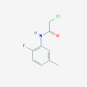 2-chloro-N-(2-fluoro-5-methylphenyl)acetamide 2-chloro-N-(2-fluoro-5-methylphenyl)acetamide