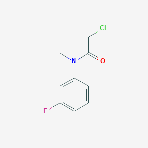 2-chloro-N-(3-fluorophenyl)-N-methylacetamide 2-chloro-N-(3-fluorophenyl)-N-methylacetamide