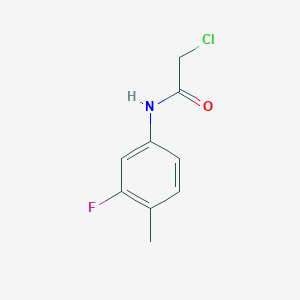 2-chloro-N-(3-fluoro-4-methyl-phenyl)-acetamide 2-chloro-N-(3-fluoro-4-methyl-phenyl)-acetamide