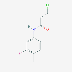 3-Chloro-N-(3-fluoro-4-methylphenyl)propanamide 3-Chloro-N-(3-fluoro-4-methylphenyl)propanamide