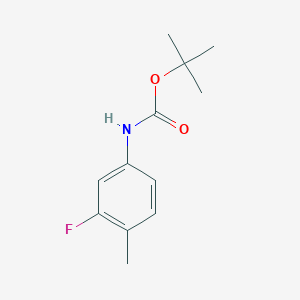 Carbamic acid, (3-fluoro-4-methylphenyl)-, 1,1-dimethylethyl ester Carbamic acid, (3-fluoro-4-methylphenyl)-, 1,1-dimethylethyl ester