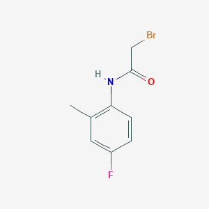2-bromo-N-(2-methyl-4-fluorophenyl)acetamide 2-bromo-N-(2-methyl-4-fluorophenyl)acetamide