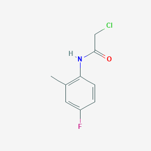 2-chloro-N-(4-fluoro-2-methylphenyl)acetamide 2-chloro-N-(4-fluoro-2-methylphenyl)acetamide