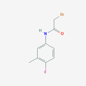 2-bromo-N-(4-fluoro-3-methylphenyl)acetamide 2-bromo-N-(4-fluoro-3-methylphenyl)acetamide