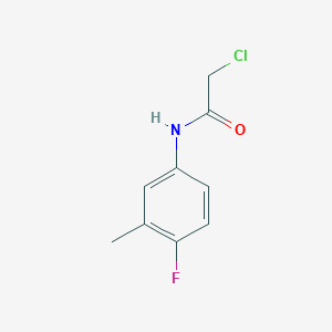 Acetamide, 2-chloro-N-(4-fluoro-3-methylphenyl)- Acetamide, 2-chloro-N-(4-fluoro-3-methylphenyl)-