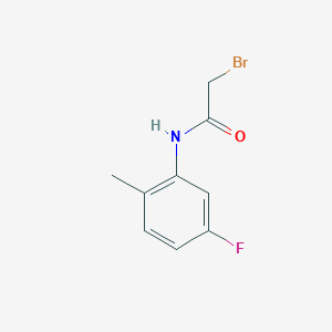 2-bromo-N-(5-fluoro-2-methylphenyl)acetamide 2-bromo-N-(5-fluoro-2-methylphenyl)acetamide