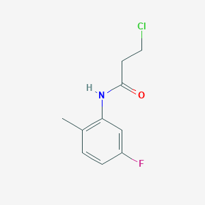 3-Chloro-N-(5-fluoro-2-methylphenyl)propanamide 3-Chloro-N-(5-fluoro-2-methylphenyl)propanamide