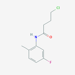 Butanamide, 4-chloro-N-(5-fluoro-2-methylphenyl)- Butanamide, 4-chloro-N-(5-fluoro-2-methylphenyl)-