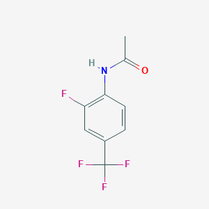 N-(2-fluoro-4-(trifluoromethyl)phenyl)acetamide N-(2-fluoro-4-(trifluoromethyl)phenyl)acetamide