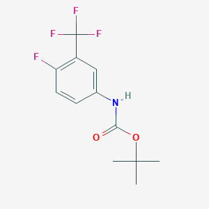 N-BOC-4-Fluoro-3-trifluoromethylaniline N-BOC-4-Fluoro-3-trifluoromethylaniline