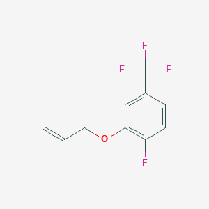 Benzene, 1-fluoro-2-(2-propen-1-yloxy)-4-(trifluoromethyl)- Benzene, 1-fluoro-2-(2-propen-1-yloxy)-4-(trifluoromethyl)-