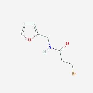3-bromo-N-(furan-2-ylmethyl)propanamide 3-bromo-N-(furan-2-ylmethyl)propanamide