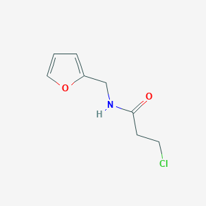 Propanamide, 3-chloro-N-(2-furanylmethyl)- Propanamide, 3-chloro-N-(2-furanylmethyl)-