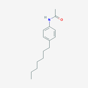 Acetamide, N-(4-heptylphenyl)- Acetamide, N-(4-heptylphenyl)-
