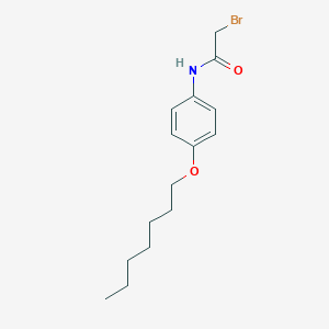 2-bromo-N-(4-heptoxyphenyl)acetamide 2-bromo-N-(4-heptoxyphenyl)acetamide