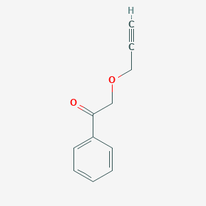 1-phenyl-2-(prop-2-yn-1-yloxy)ethan-1-one 1-phenyl-2-(prop-2-yn-1-yloxy)ethan-1-one