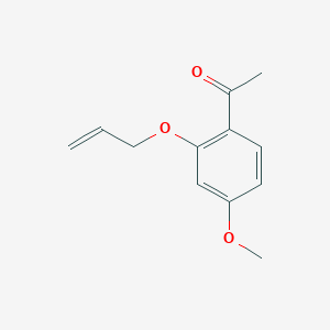 1-(2-(allyloxy)-4-methoxyphenyl)ethanone 1-(2-(allyloxy)-4-methoxyphenyl)ethanone