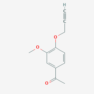 1-(3-methoxy-4-prop-2-ynoxyphenyl)ethanone 1-(3-methoxy-4-prop-2-ynoxyphenyl)ethanone