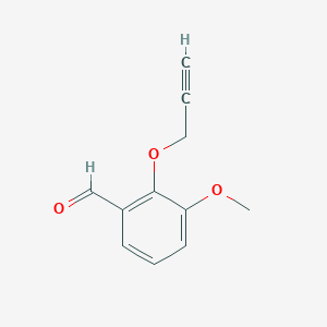 3-Methoxy-2-(2-propyn-1-yloxy)benzaldehyde