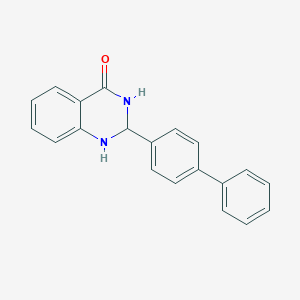 4(1H)-Quinazolinone, 2-[1,1'-biphenyl]-4-yl-2,3-dihydro-