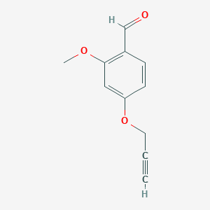 2-methoxy-4-(prop-2-yn-1-yloxy)benzaldehyde 2-methoxy-4-(prop-2-yn-1-yloxy)benzaldehyde