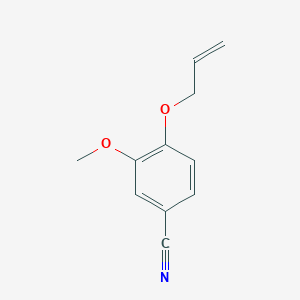 Benzonitrile, 3-methoxy-4-(2-propen-1-yloxy)- Benzonitrile, 3-methoxy-4-(2-propen-1-yloxy)-
