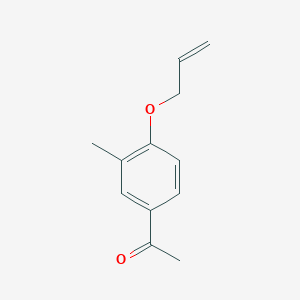 1-(3-methyl-4-prop-2-enoxyphenyl)ethanone 1-(3-methyl-4-prop-2-enoxyphenyl)ethanone
