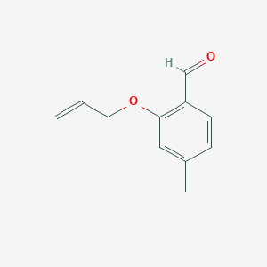 Benzaldehyde, 4-methyl-2-(2-propen-1-yloxy)- Benzaldehyde, 4-methyl-2-(2-propen-1-yloxy)-