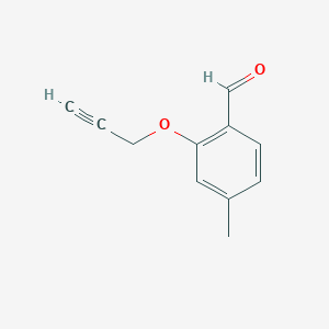 Benzaldehyde, 4-methyl-2-(2-propyn-1-yloxy)- Benzaldehyde, 4-methyl-2-(2-propyn-1-yloxy)-