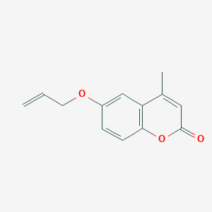 2H-1-Benzopyran-2-one, 4-methyl-6-(2-propen-1-yloxy)- 2H-1-Benzopyran-2-one, 4-methyl-6-(2-propen-1-yloxy)-