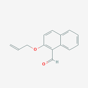 1-Naphthalenecarboxaldehyde, 2-(2-propen-1-yloxy)- 1-Naphthalenecarboxaldehyde, 2-(2-propen-1-yloxy)-