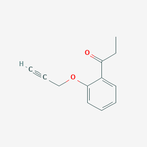 1-(2-prop-2-ynoxyphenyl)propan-1-one 1-(2-prop-2-ynoxyphenyl)propan-1-one
