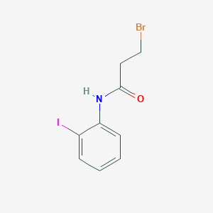 3-bromo-N-(2-iodophenyl)propanamide 3-bromo-N-(2-iodophenyl)propanamide