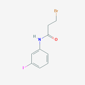 3-bromo-N-(3-iodophenyl)propanamide 3-bromo-N-(3-iodophenyl)propanamide