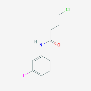 4-chloro-N-(3-iodophenyl)butanamide 4-chloro-N-(3-iodophenyl)butanamide