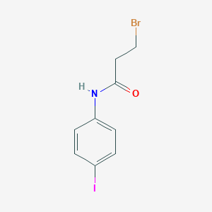 3-bromo-N-(4-iodophenyl)propanamide 3-bromo-N-(4-iodophenyl)propanamide