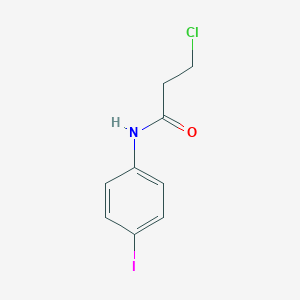 3-chloro-N-(4-iodophenyl)propanamide 3-chloro-N-(4-iodophenyl)propanamide