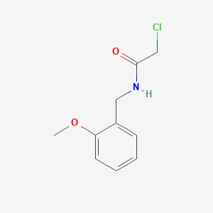 Acetamide, 2-chloro-N-[(2-methoxyphenyl)methyl]- 