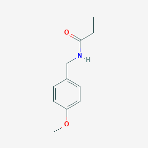 N-(4-methoxybenzyl)propanamide N-(4-methoxybenzyl)propanamide