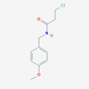3-Chloro-N-(4-methoxybenzyl)propanamide 3-Chloro-N-(4-methoxybenzyl)propanamide